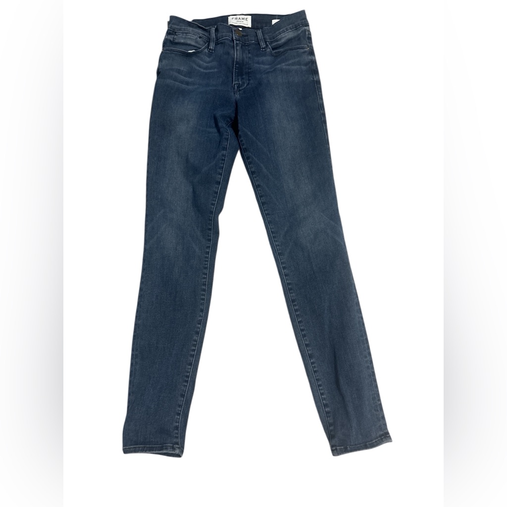 Frame Denim Indigo Straight Leg Jeans Frame Denim Indigo Straight Leg Jeans
